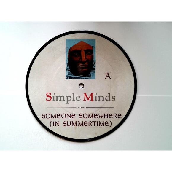 Someone Somewhere In Summertime Picture Disc 7" Vinyl Record by Simple Minds - Picture 3 of 4